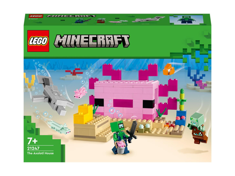 LEGO Minecraft 21247 Dom aksolotla